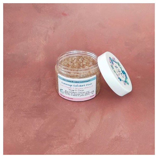 Crème de Savon Exfoliante Douce au Sel fin & Argile Verte