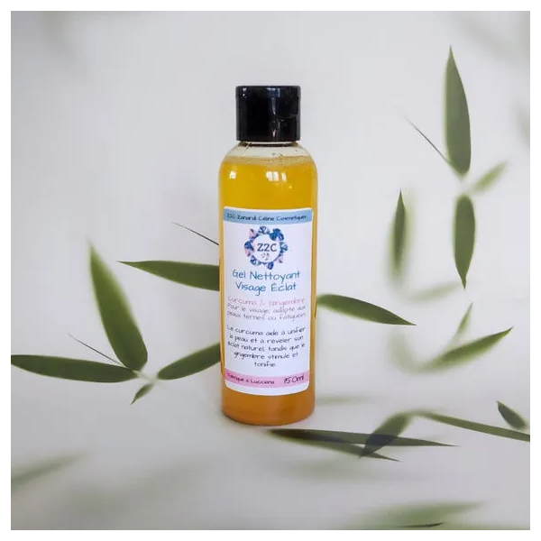 Gel Nettoyant Visage Éclat - Curcuma & HE Orange douce