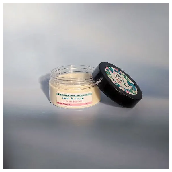Savon de Rasage à l’Argile Blanche sans Blaireau