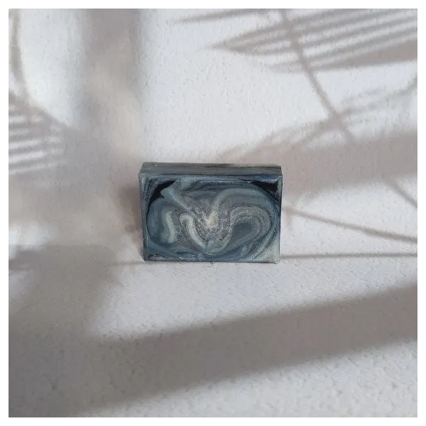 Savon Marbré Lait de Coco Charbon