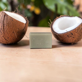 Savon Lait de Coco Argile Verte