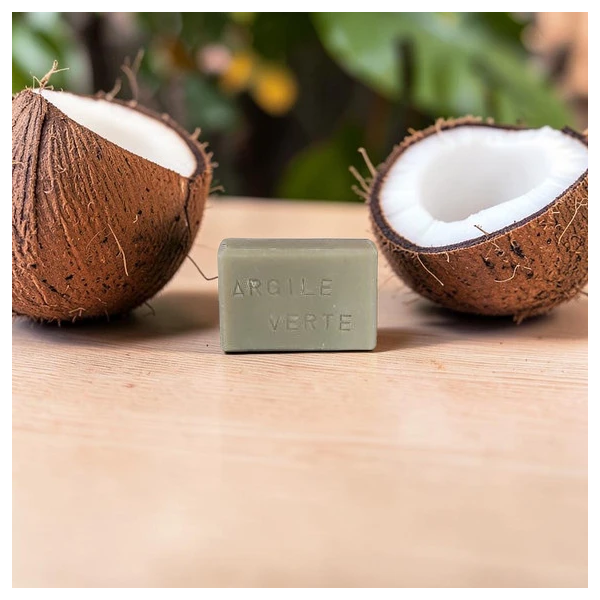Savon Lait de Coco Argile Verte