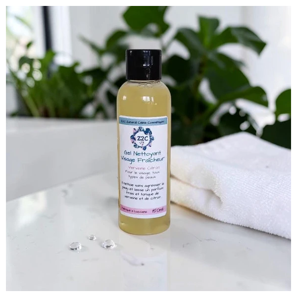Gel Nettoyant Visage Apaisant - Aloe vera & HE Lavande vraie