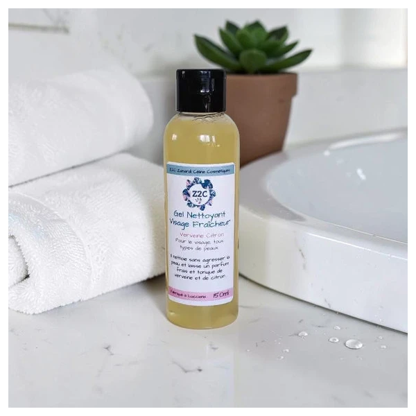 Gel Nettoyant Visage Apaisant - Aloe vera & HE Lavande vraie
