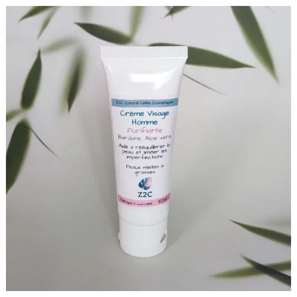Crème Visage Homme Purifiante