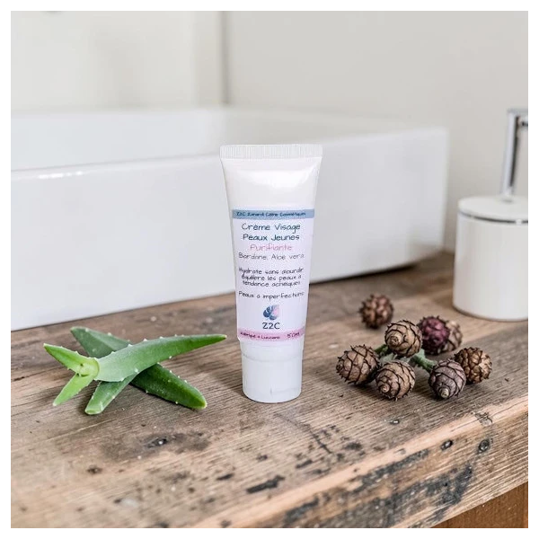 Crème Visage Peaux Jeunes Purifiante