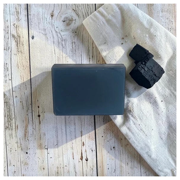 Savon Lait de Chèvre & Charbon Actif - Tea Tree & Palmarosa