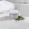 Crème de Savon Exfoliante Douce au Sel d’Epsom & Argile Verte