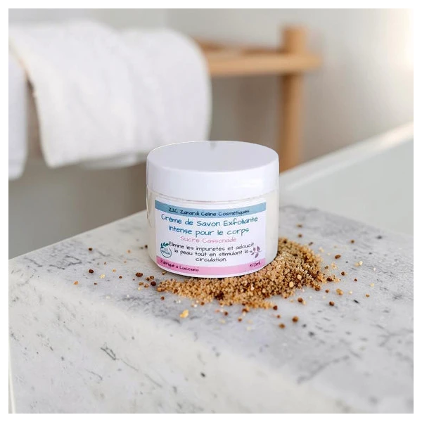 Crème de Savon Exfoliante Intense au Sucre