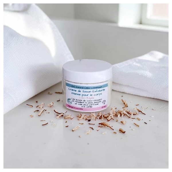 Crème de Savon Exfoliante Intense Coco rapée