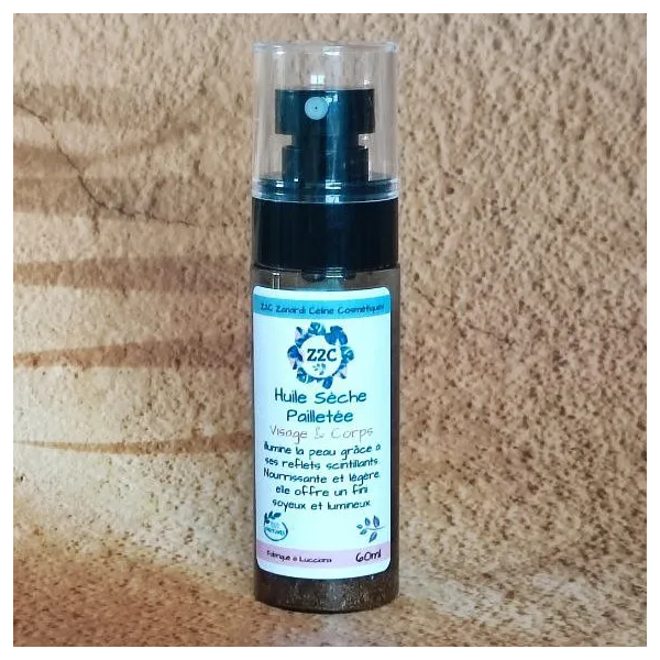 Huile Sèche Pailletée Corps Visage & Cheveux - Frangipanier