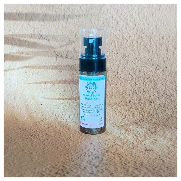 Huile Sèche Pailletée Corps Visage & Cheveux - Frangipanier