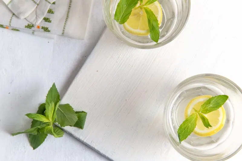 Menthe citron Tea Tree et miel utilisés dans le dentifrice Z2C