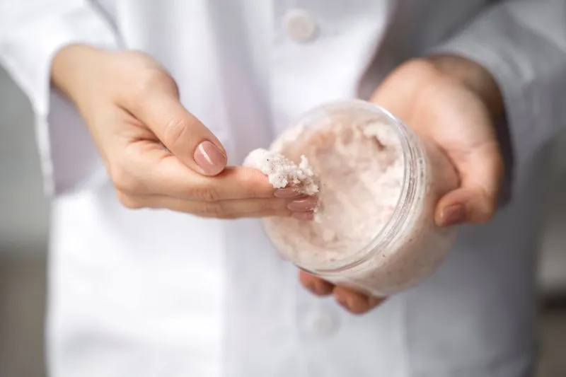 Crèmes de savon exfoliantes Z2C au sucre, au sel et à la coco